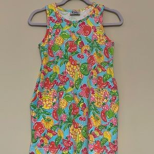 Lilly Pulitzer vintage shift dress in Fruit Salad  girls 12